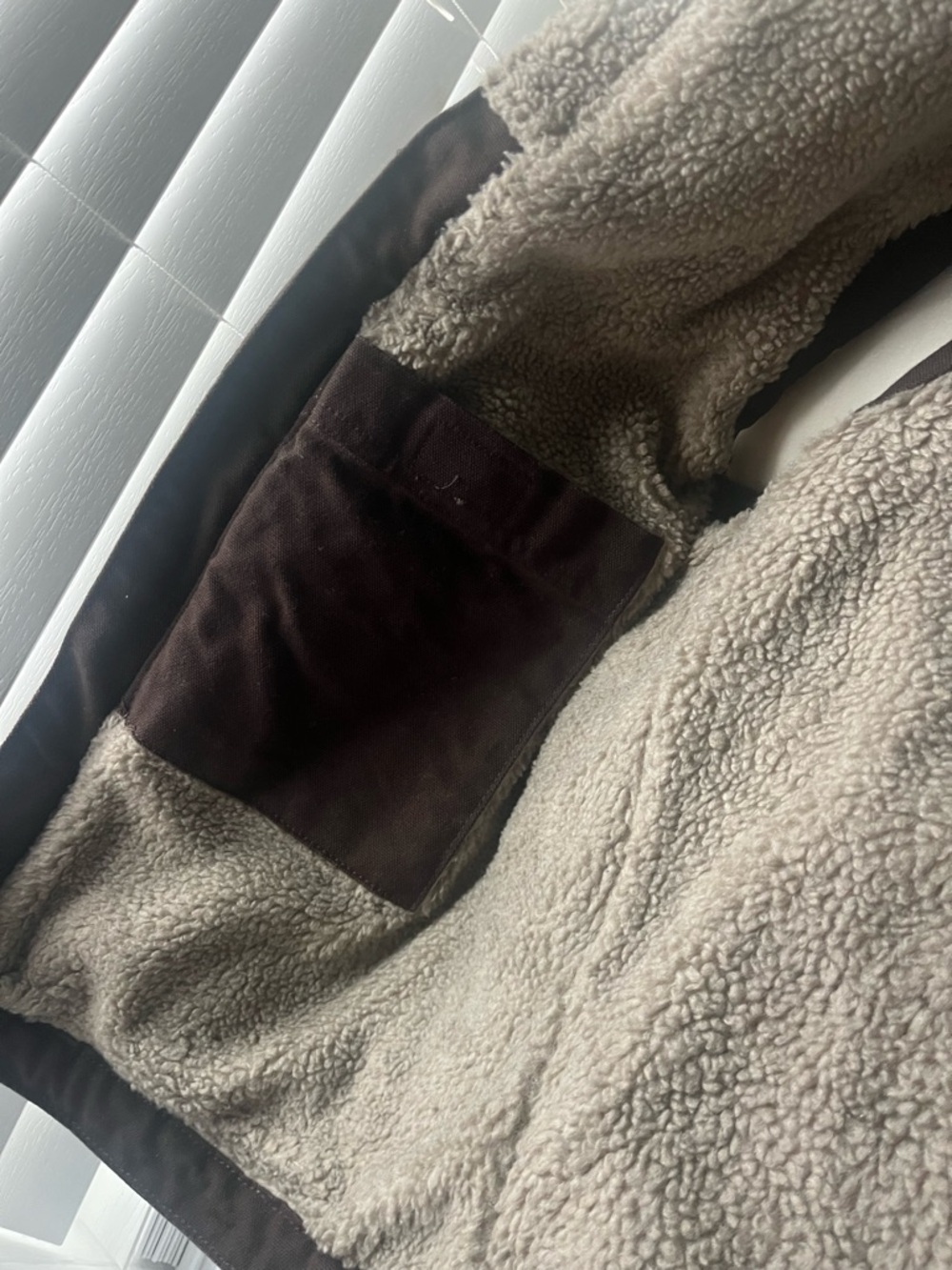 Carhartt Men’s Brown Sherpa-Lined Vest - Picture 4 of 5